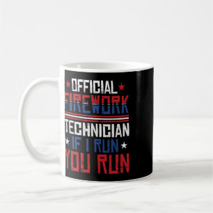 Feuerwerkstechniker 4. Juli Lustig Usa Pyro-tec Kaffeetasse