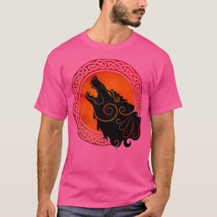 Feuerwolf Viking Nordische skandinavische t keltis T-Shirt