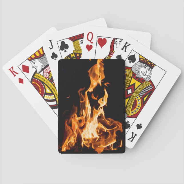 Feuerzauberei Spielkarten (Rückseite)