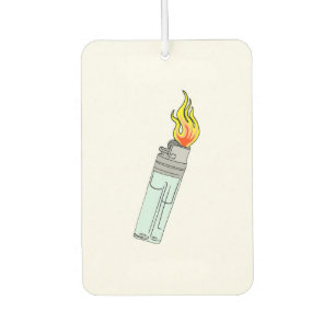 Feuerzeug- und Flammendesign Autolufterfrischer