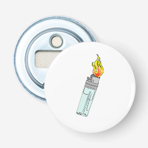 Feuerzeug- und Flammendesign Flaschenöffner