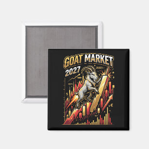 Feuerziege 2027 Die Ziegenmagnet Magnet