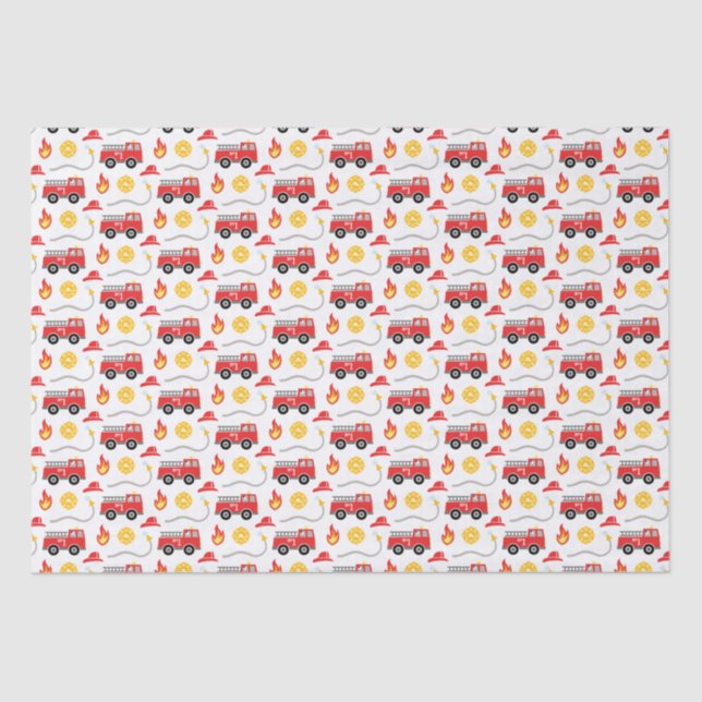 Feuerzug Geburtstag Seidenpapier (Vorderseite)