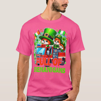 Feuerzug Kinder Kleinkinder Jungen St Patricks Day T-Shirt