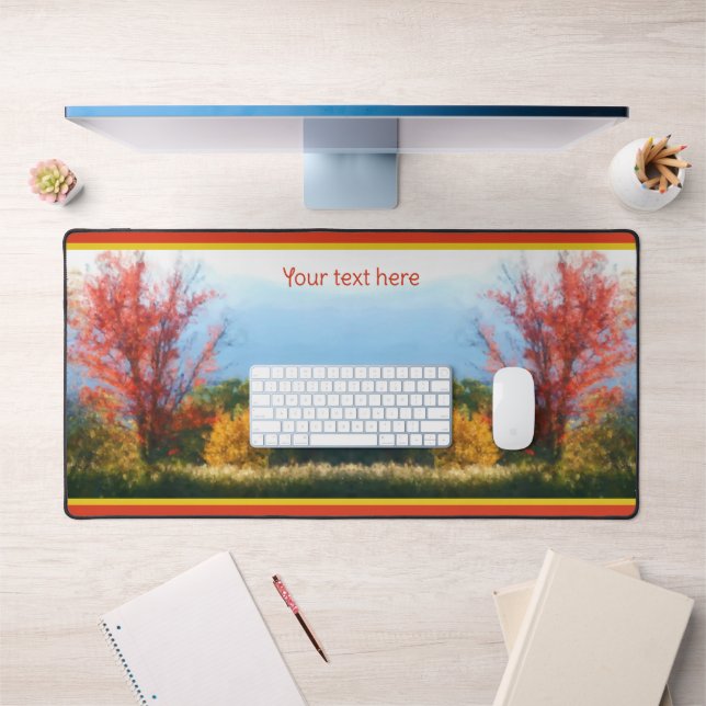 Feuillage d'automne Nature Peinture photo personna (Bureau 1)