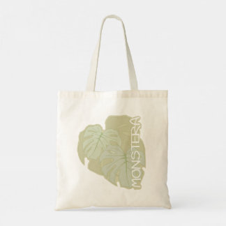 Feuillage Monstera en Sac fourre-tout vert tendre