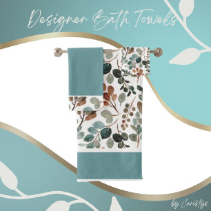 Feuillage Turquoise, Vert, Mousse, Brown