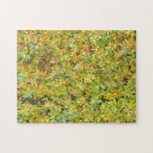 Feuille Art Abstrait Challenging Nature Puzzle
