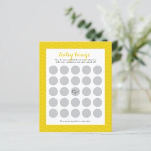 Feuille BINGO baby shower