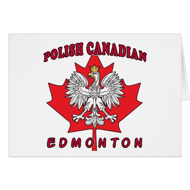 Feuille canadienne polonaise d'Edmonton (Devant horizontal)