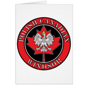Feuille canadienne polonaise ronde Windsor
