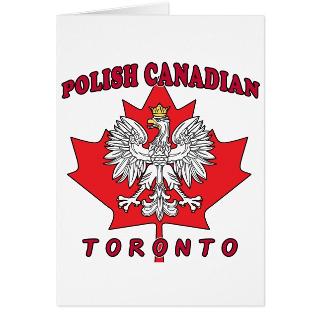 Feuille canadienne polonaise Toronto (Devant)