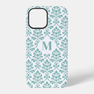 Feuille Damask Aquamarines Muster (Custom) iPhone 12 Pro Hülle