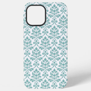 Feuille Damask Aquamarines Muster iPhone 12 Pro Max Hülle