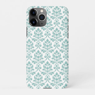 Feuille Damask Aquamarines Muster iPhone 11Pro Hülle