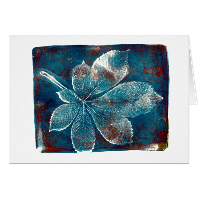 Feuille d'automne (Devant horizontal)