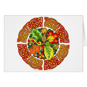 Feuille d'automne celtique