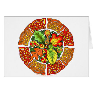 Feuille d'automne celtique