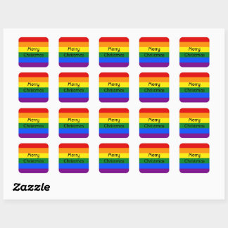 feuille de 20 stickers arc-en-ciel