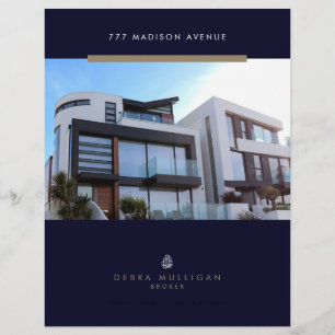 Feuille de fonction Immobilier Flyer personnalisé