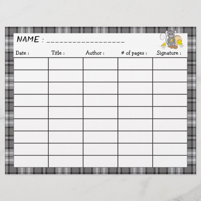 Feuille de journal de lecture recto-verso de la so (Devant)