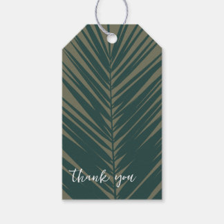 Feuille de palmier | Étiquettes de cadeaux de mari