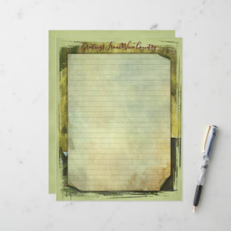 Feuille de papier 8,5''x11''' stationnaire