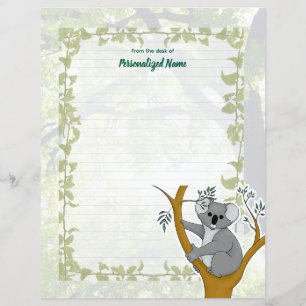Feuille de papier à liner Callie Koala Ivy