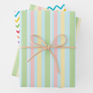 Feuille De Papier Cadeau 3 modèles - Baby showers, mariages
