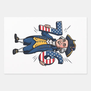 Feuille De Papier Cadeau 6-7 7-6 George Washington Six Sept Mèmes 67 Tendan