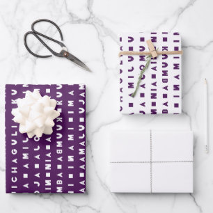 FEUILLE DE PAPIER CADEAU 7 JOURS DE KWANZAA