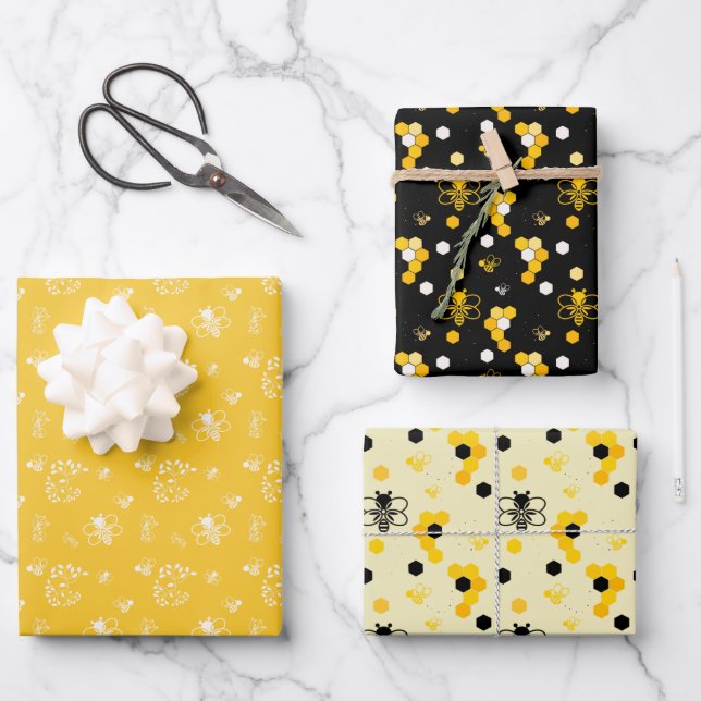 Feuille De Papier Cadeau Abee (Recto)