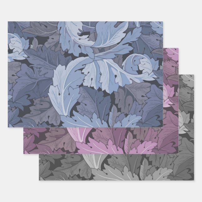 Feuille De Papier Cadeau Acanthus, William Morris (Lot)