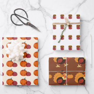 Feuille De Papier Cadeau Action de grâces