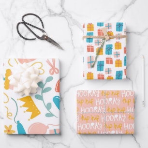 Feuille De Papier Cadeau Adorable Cadeau Hip Hip Hip