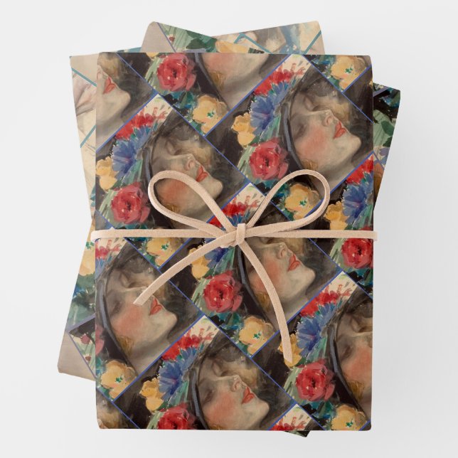 Feuille De Papier Cadeau Afternoon Tea - Harrison Fisher (En situation)