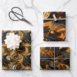 Feuille De Papier Cadeau Aigle Totem & Feather Swils Majestic Design