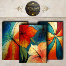 Ailes de papillon arc-en-ciel Decoupage
