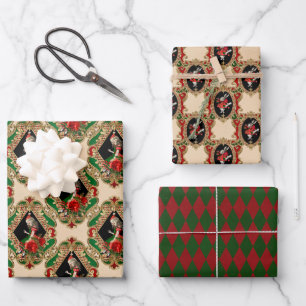 Feuille De Papier Cadeau Alice Au Pays Des Merveilles Noël