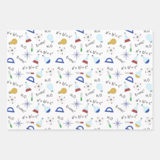 Feuille De Papier Cadeau Amateur de science