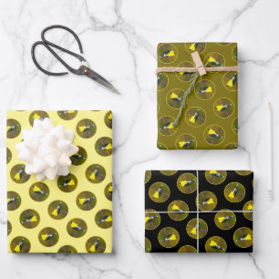 Feuille De Papier Cadeau American Goldfinch Songbird Photo originale