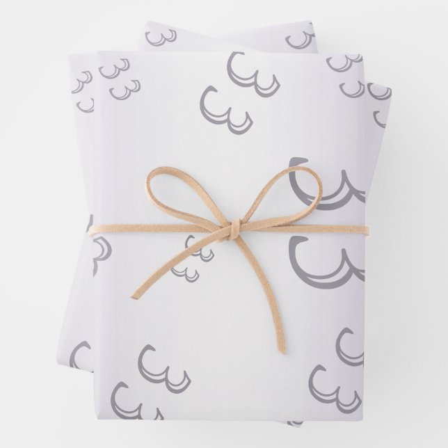 Feuille De Papier Cadeau Amethyst Gem & Parties scintillant 33e anniversair (En situation)