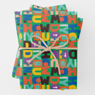 Feuille De Papier Cadeau AMIS™   Comment faire un Motif dynamique