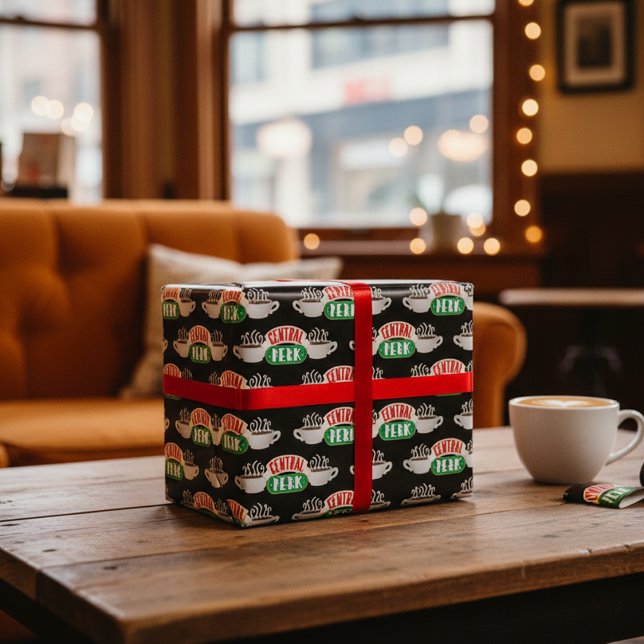 Feuille De Papier Cadeau AMIS™ | Logo Central Perk (Créateur téléchargé)