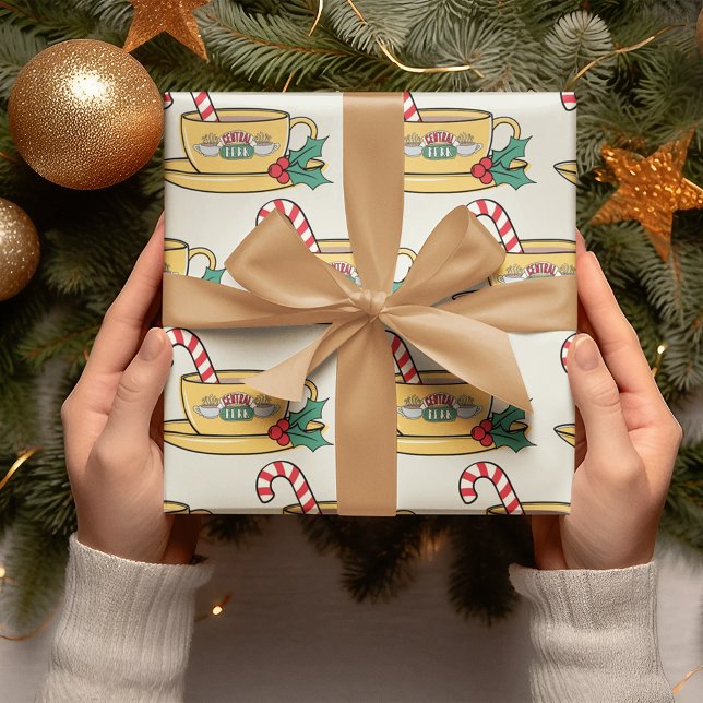 Feuille De Papier Cadeau AMIS™ | Musique de vacances Perk Central (Wrapping paper on gift)