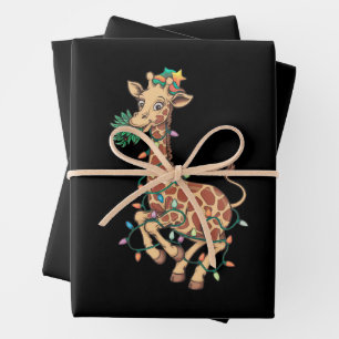 Feuille De Papier Cadeau Amour cadeau de Noël amusant arbre de Noël
