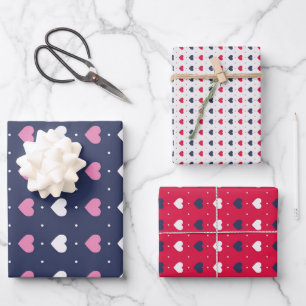 Feuille De Papier Cadeau Amour et coeur Motif mignonne Saint Valentin