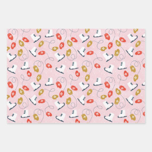 Feuille De Papier Cadeau Amusement hivernal
