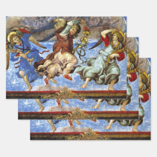 Feuille De Papier Cadeau Angels de l'Assomption et l'Annonciation par Lippi