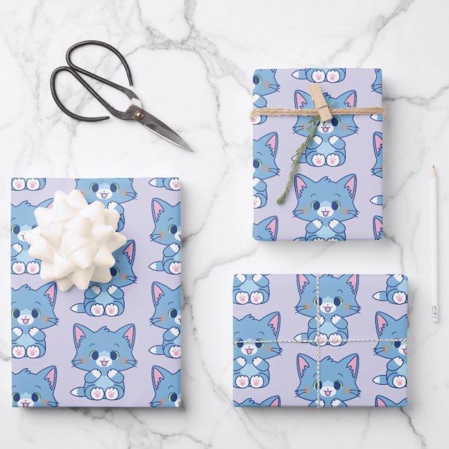 Feuille De Papier Cadeau Anime Tom et Jerry - Tom (Recto)